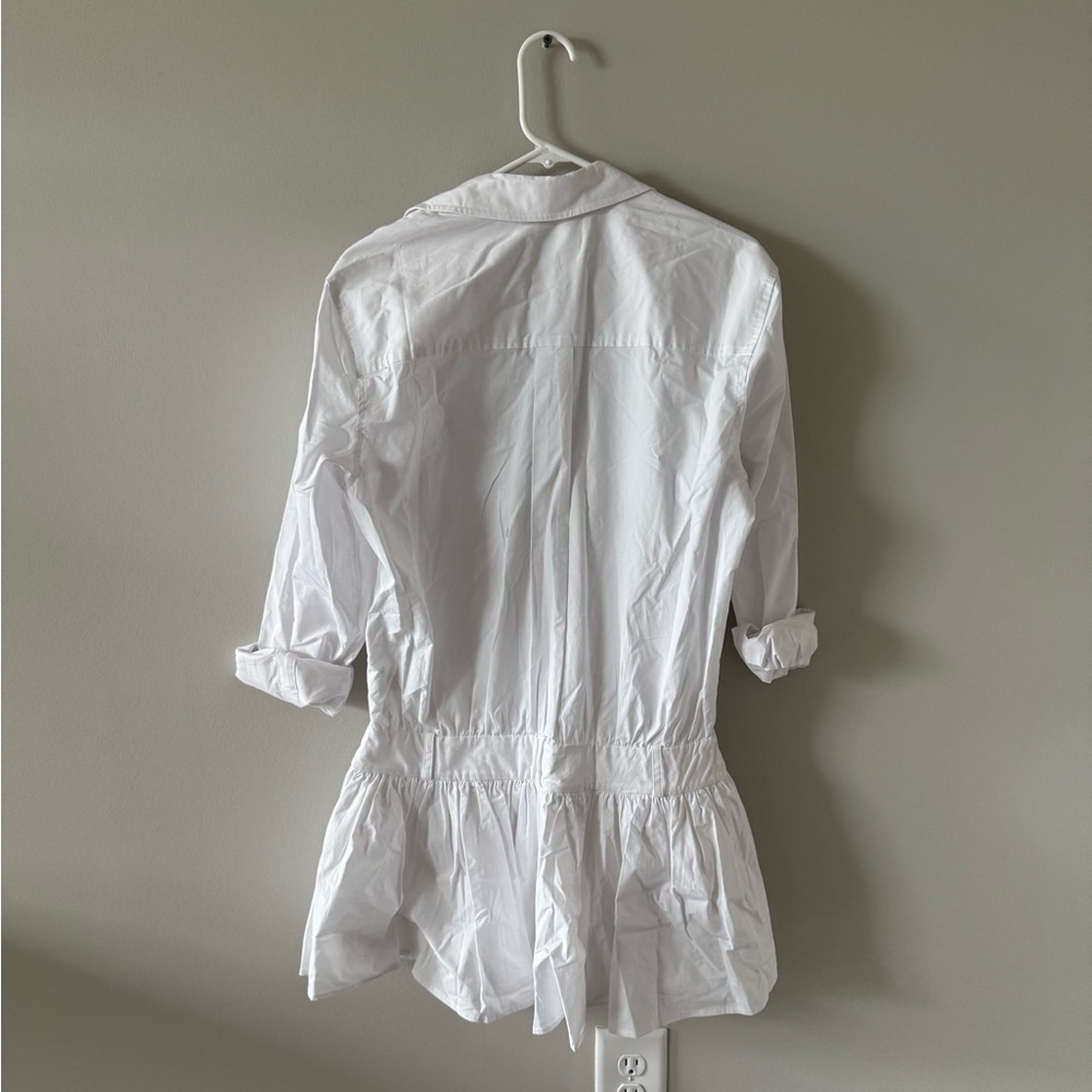 Revolve Chic White Button-Up Dress - Picture 4 of 5